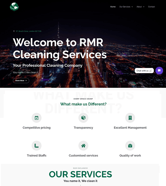 RMR Cleaning Services – We Dont Just Clean, We Protect Our Planet and